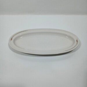 Syracuse China Oval Relish Tray Accent Trim Vintage